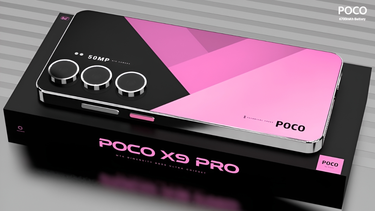 POCO X9 Pro: Certificación IP68, Dimensity 8600 Ultra, Batería de 6700 mAh y Cámara de 50 MP